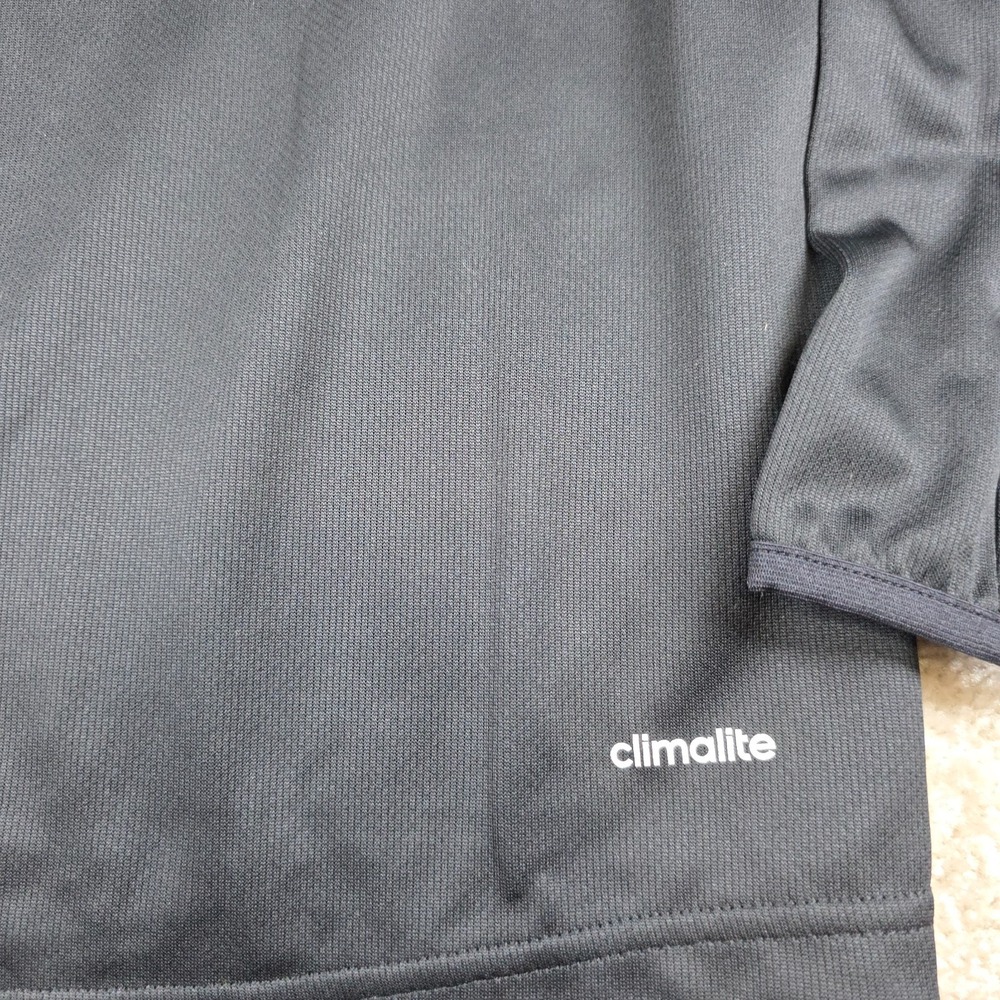 Adidas NC State Wolfpack Pullover Mens Large Black Climalite Quarter-Zip NCAA - Picture 6 of 7